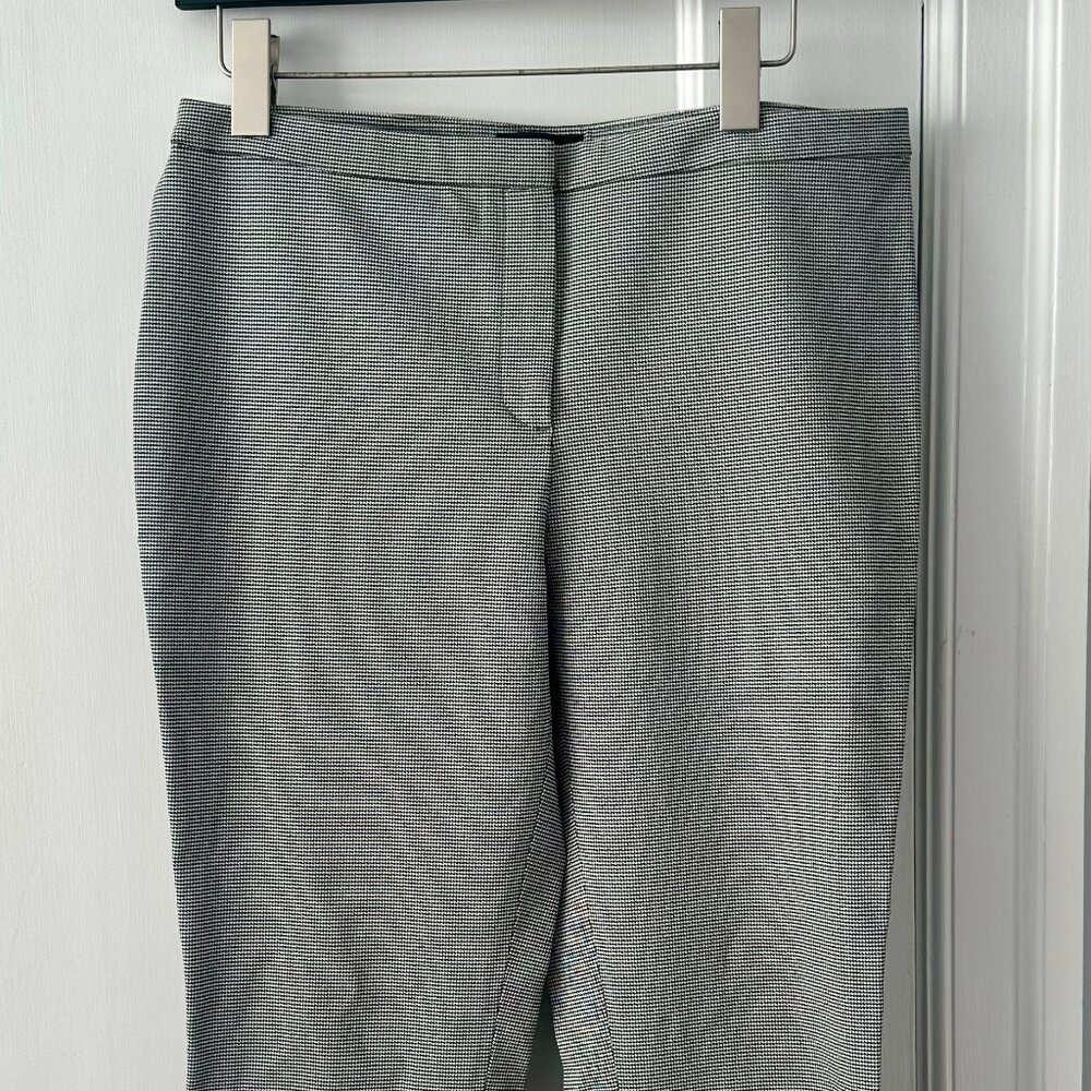 Theory Black and White Dress Pants